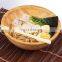 Modern Style Amazon Hot sale design ecofriendly natural round bamboo salad bowl