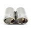 Autoaby 2pcs Car Exhaust Tip Muffler Pipe Cover For Audi A3 8V 8P A4 B8 A1 Q5 A5 For VW Tiguan Volkswagen B7 CC Auto Accessories
