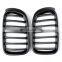 Bumper grill for BMW X3 X4 Matt Black Front Kidney Grill for BMW X series F25 F26 high quality single slat line 2014-2017