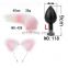 Anal Tail Metal Butt Plug Adults Games Anal Plug Cat Ear+Fox Tail Erotic Cosplay Goods Set Anal Sex Toys For Women Couples%