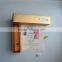 American Style Latest Scroll Wedding Invitation Card Gold Box With Ribbon