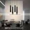 Long Tube Lighting Kitchen Island Dining Room Shop Bar Decoration Cylinder Pipe Pendant LED Light