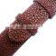 Deep Brown Polished Stingrey Skin Leather Watch Band Watch Strap Watch Wrist Belt