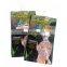 Customized printed mylar material small size packaging bags cosmetic sachet pouch with spout