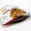 custom printed aluminum foil food chips stand up pouch reusable snack packaging bags with ziplock