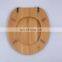 bamboo zinc alloy hinge Round Toilet Seat  polyresin toilet seat  Toilet  glittery