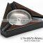 luxury customizedprinting logo diy wood and metal walnut cigar ashtray
