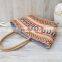 Straw Seagrass HandBag, Vintage wicker Beach Bag with lining Wholesale in Bulk Vietnam Supplier