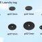 Factory Direct Price Customized RFID UHF Clothing Nylon Laundry Tag for Laundry Washing Management