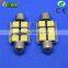 Wholesale Best selling canbus festoon led 6smd 5050 C5W led bulb