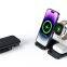 Multifunctional wireless charger with magnetic foldable 3 in 1 wireless charger