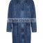 OEM Wholesale Oversized Indigo Denim Mens Parka