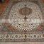 8x10 ft Hot sale room decor medallion round silk carpets