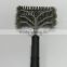 2016 New desigh barbecue grilling cleaning brush logo print nylon bag bbq grill brush