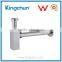 (J244)CUPC certificate lavatory bottle trap zinc zinc zinc