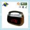 Best Selling Big Blue LED AM FM Portable Clock Radio