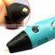 3D Printer Pen Doodle Drawing Pen LED 3D Printing Pen For Kids with 4 colors
