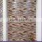 Fabric Material and Horizontal Pattern faux wood Design for horizontal Zebra blinds