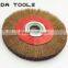 Abrasive abrasive manufacturer.wheel brush with brass wire