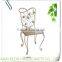 LC-89003 Outdoor wrought iron folding metal chairs