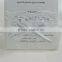 lace wedding invitation cards with white ribbon &lace