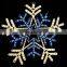 2D LED christmas Snowflake motif light christmas decoration light for outdoor us