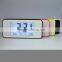 digital iphone clock, smart light calendar clock, LCD iphone shape clock
