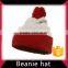 Knitting warm earflap winter beanie cap