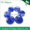 dark blue colored iridescent flat back lampwork glass beads for garden