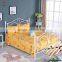 China Factory Home Bedroom Adult Kids Steel Double Bed