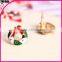 Korean cute earrings christmas bowknot earrings