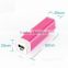 Lipstick USB port portable mobile power bank for android smartphone mobiles