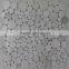 Random round circle size carrara white marble mosaic tile
