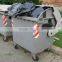 industrial large hdpe 1100l wheelie bin with wheels