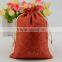 New design natural cheap jute drawstring bags china supplier                        
                                                                                Supplier's Choice