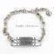 Personalized Engraved Bracelets Arnion Tsaba Mahanaim Bracelets With Alloy Charms