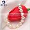 white near round 8-9mm fresh water professional bracelet supplier