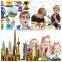 Promotional wooden / paper english letters animal puzzle solutions 3d puzzle maker
