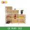 Heavy duty wooden garage shelf free combination storage rack for living room furniture