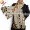 comfortable soft customize heat transfer printed men scarf