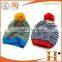 Customize high quality double brims knitted hats character style hat