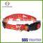 New 2016 innovative products of safety harness fashion polyester material printed dog training collars for import