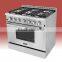 Thorkitchen CSA 36" stainless steel gas stove with 6 burner