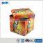 Convenient Fabric Foldable Storage Stool Ottoman