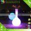 RGB color changing decorative outdoor planters /lighted outdoor flower pots for weeding party