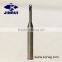 Solid tungsten carbide milling dental burs