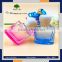 small glass empty hanging car perfume bottle with multi-colour and shape option for air freshener