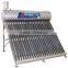 Copper coil solar water heater