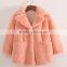 children fashion little girl winter faux fur coat