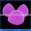 fashione cute heart shape facial brush for girls